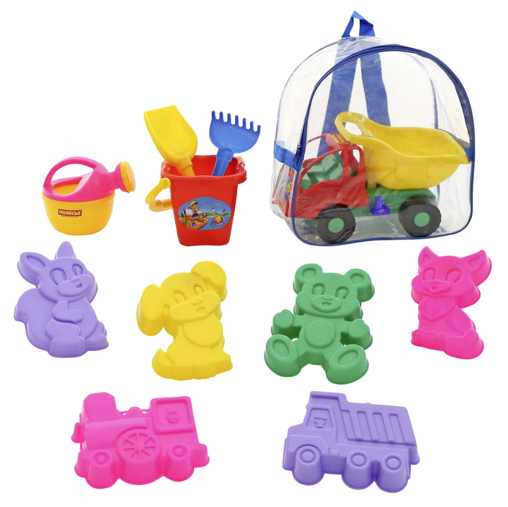 Set jucării nisip Polesie 10 piese | Jucării exterior