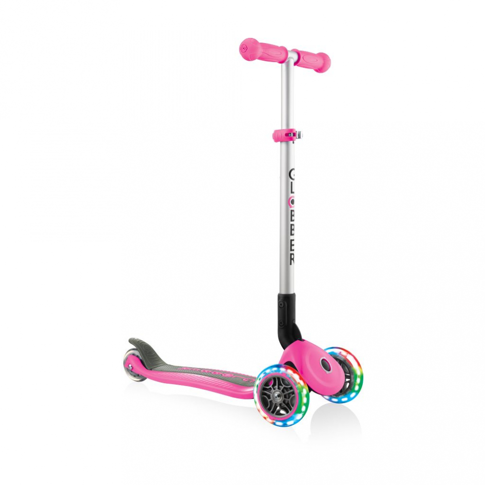 Globber Primo LED Roz | Trotineta Pliabila 3+ - imagine 8