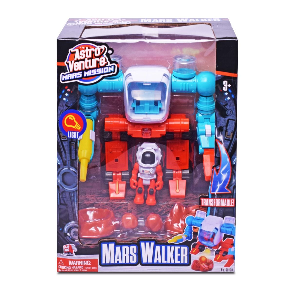 Set Figurina Astronaut Mars Mission Transformabil