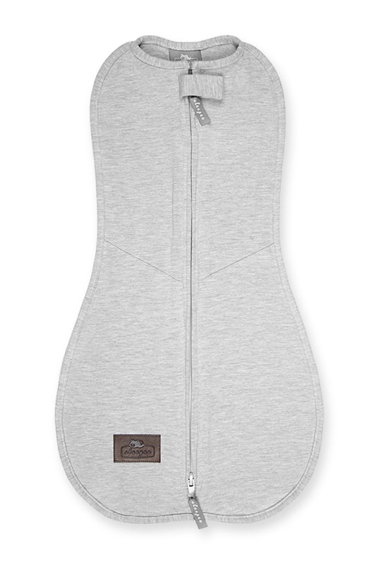 Set Swaddle Nor Pufos pentru Nou-Născuți - Gri - imagine 3