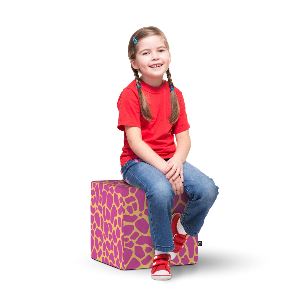 Taburet Updeco Giraffe Pink - Confort și Design