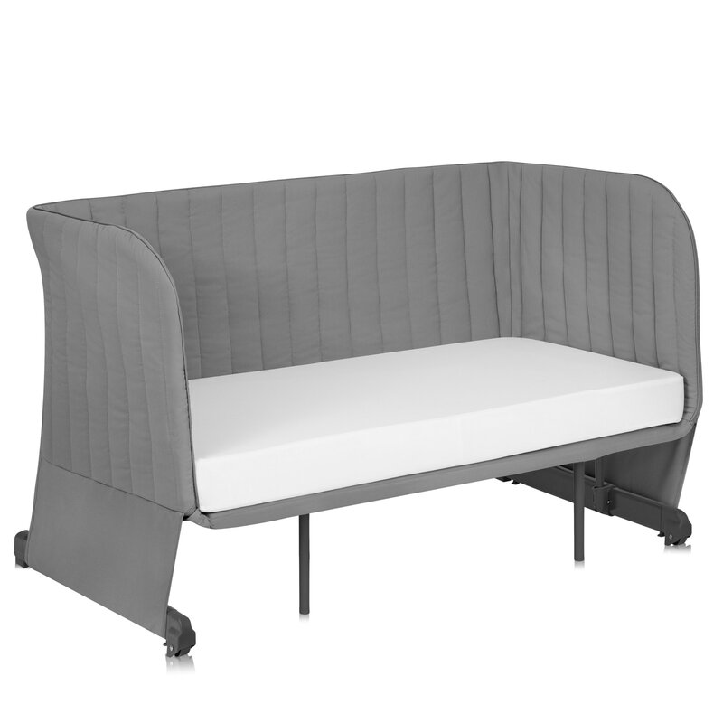 Patut Co-sleeper Lionelo Thomi Plus 5 în 1 Gri - imagine 9