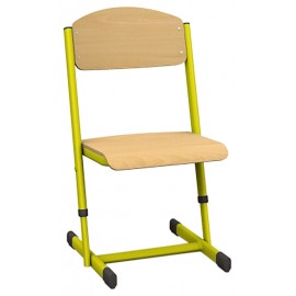 Scaun școlar Moje Bambino T, galben, reglabil