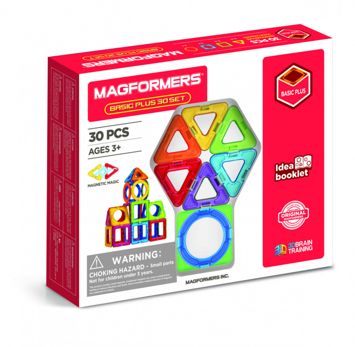 Set Magformers Basic Plus 30 Piese | Clicstoys