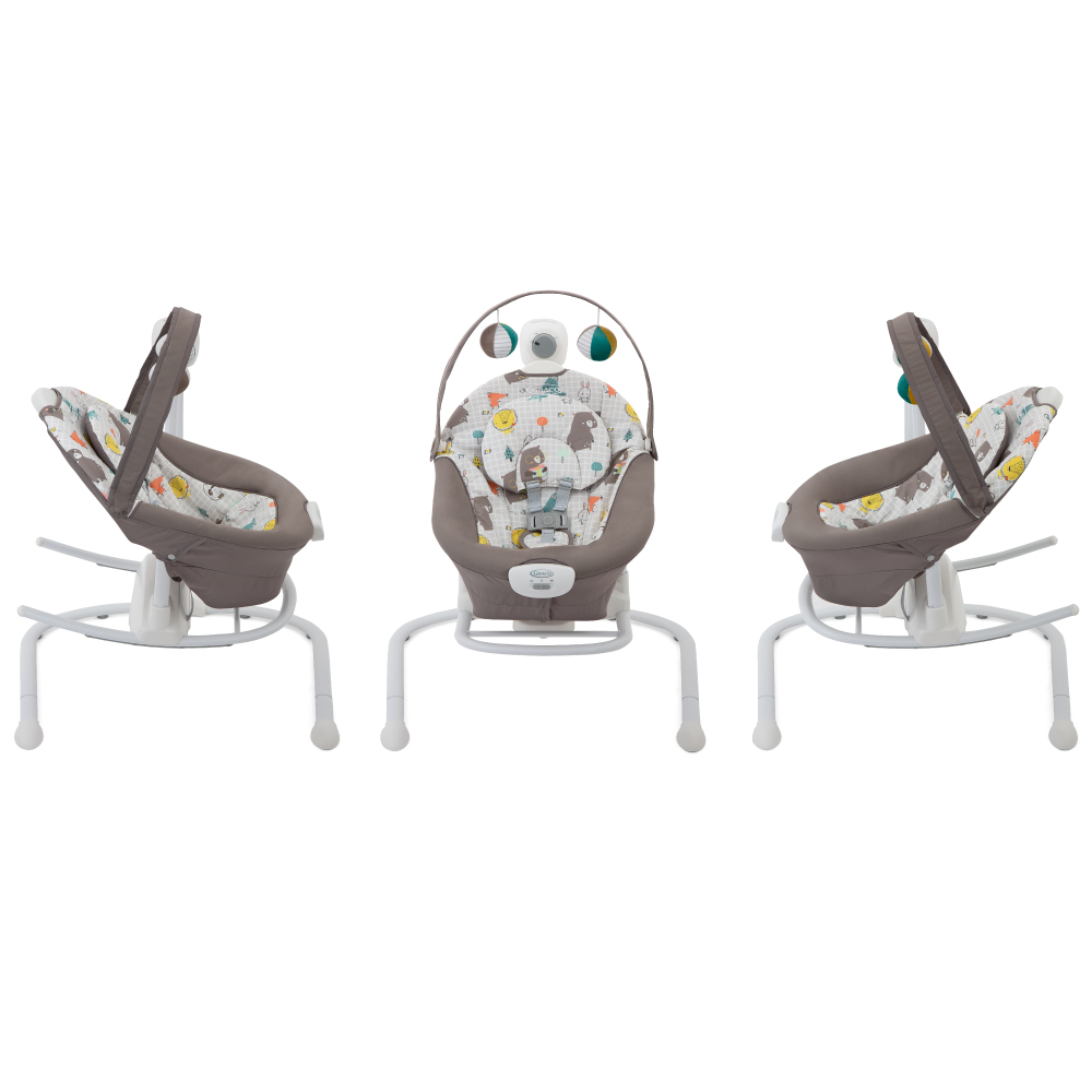Balansoar Graco 2 in 1 Duet Sway Bear Tales - imagine 2