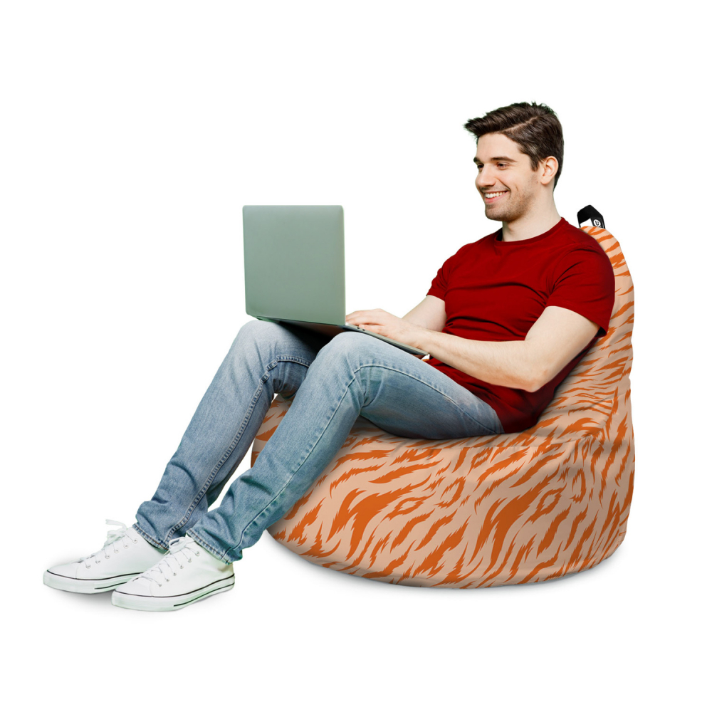 Fotoliu Updeco Bean Bag Tigre Orange - imagine 4