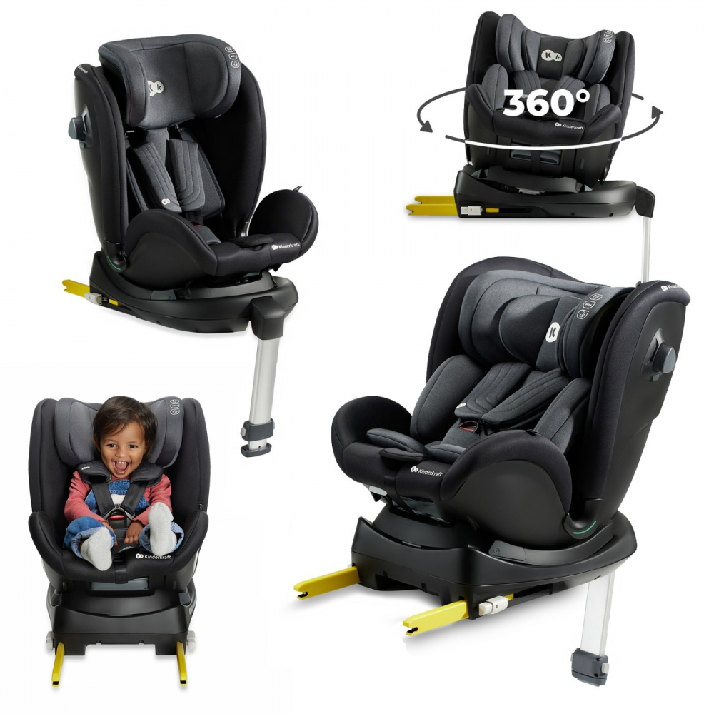 Kinderkraft Xrider i-Size 40-125 cm Negru - imagine 5