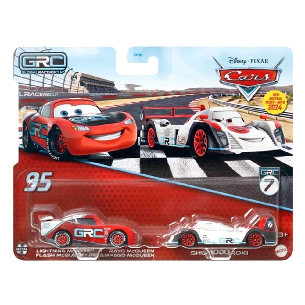 Set Disney Cars McQueen & Shu Todoroki 1:55