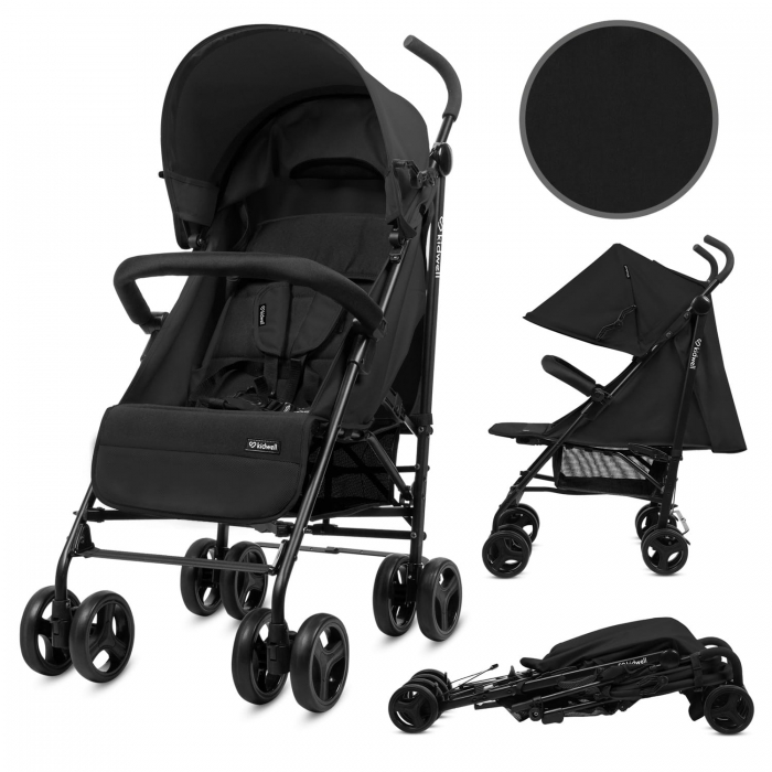 Carucior Sport Kidwell Qugar Black - Ușor și Practic - imagine 9