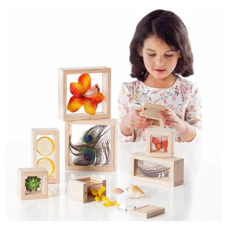 Treasure Blocks Clear Guidecraft - Dezvoltare Creativă - imagine 2