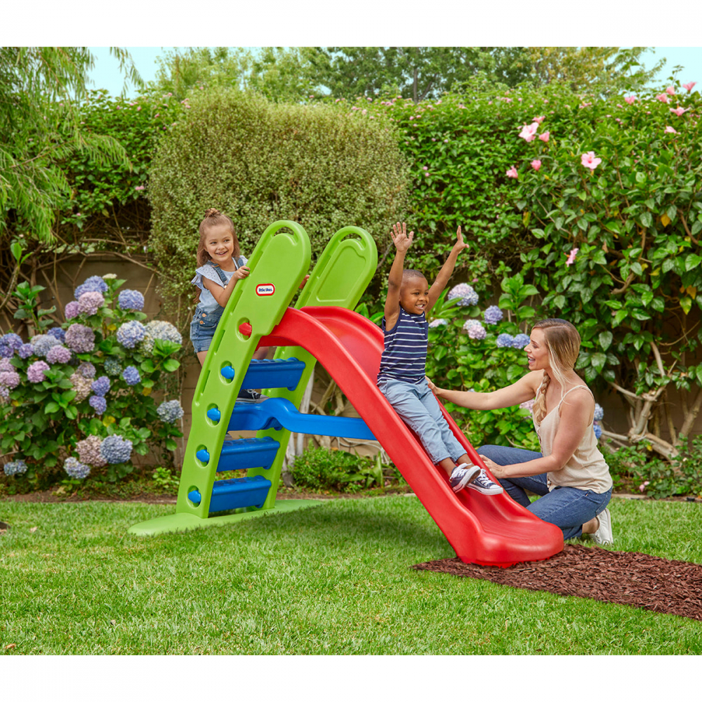 Tobogan mare roșu Little Tikes Exterior - imagine 2