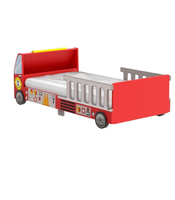 Pat Copii Camion Pompieri Ginger Home - imagine 2