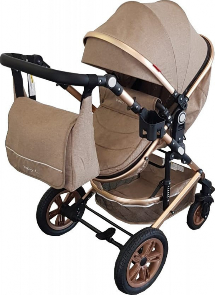 Baby Care Pro 530 Carucior 3-in-1 Premium Maro - imagine 2