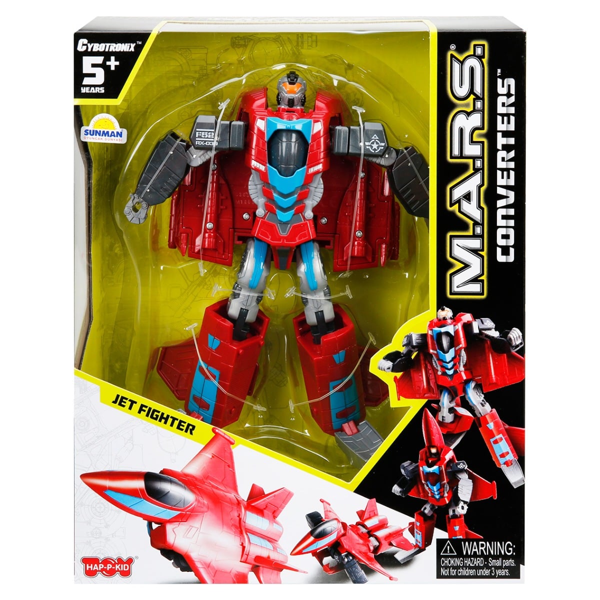 Robot Happy Kid M.A.R.S. Jet Fighter Transformabil