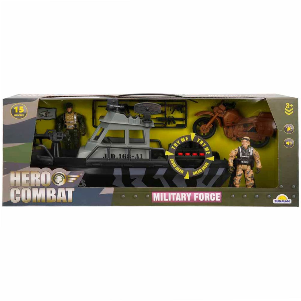 Set Nava Militara Hero Combat cu Sunet si Lumina