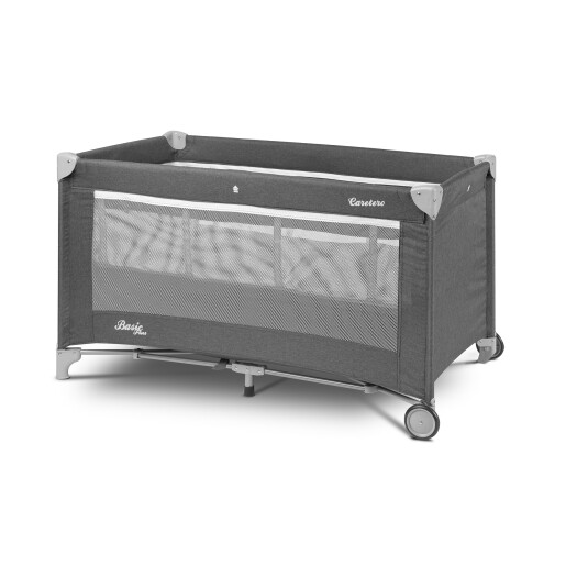 Patut Pliabil Caretero Basic Plus Graphite, 2 Nivele - imagine 3