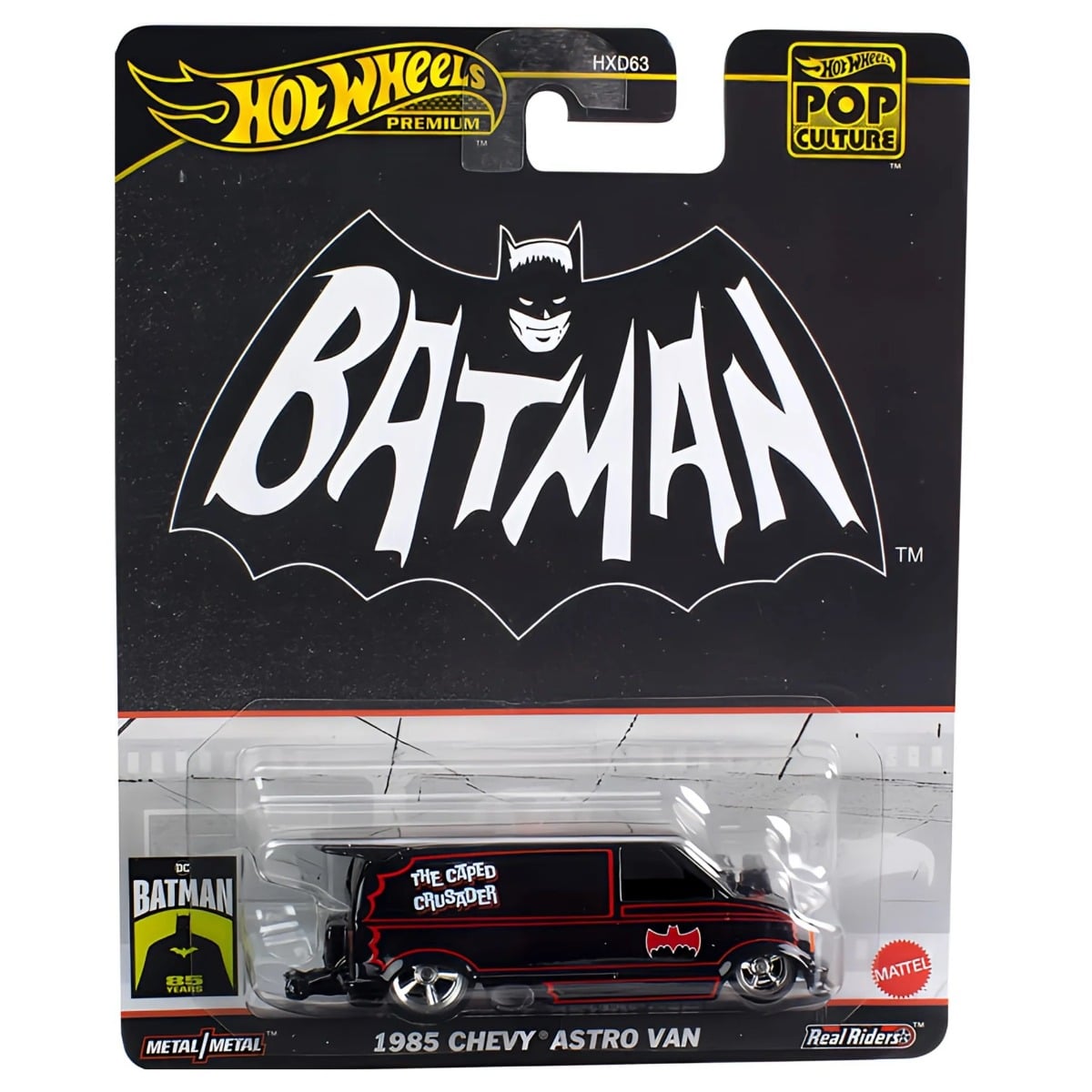 Hot Wheels Batman 1985 Chevy Astro Van 1:64