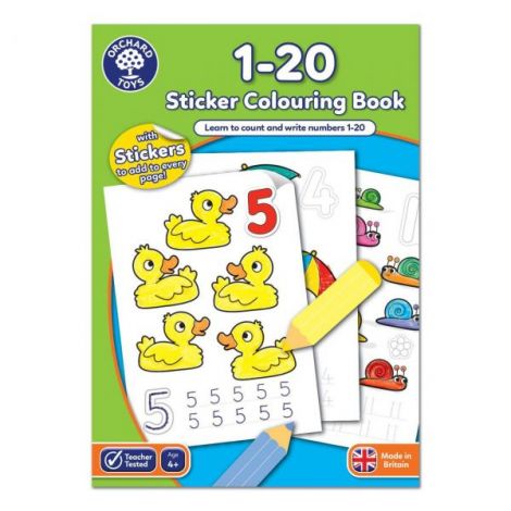 Carte Colorat Engleză Orchard Toys 1-20