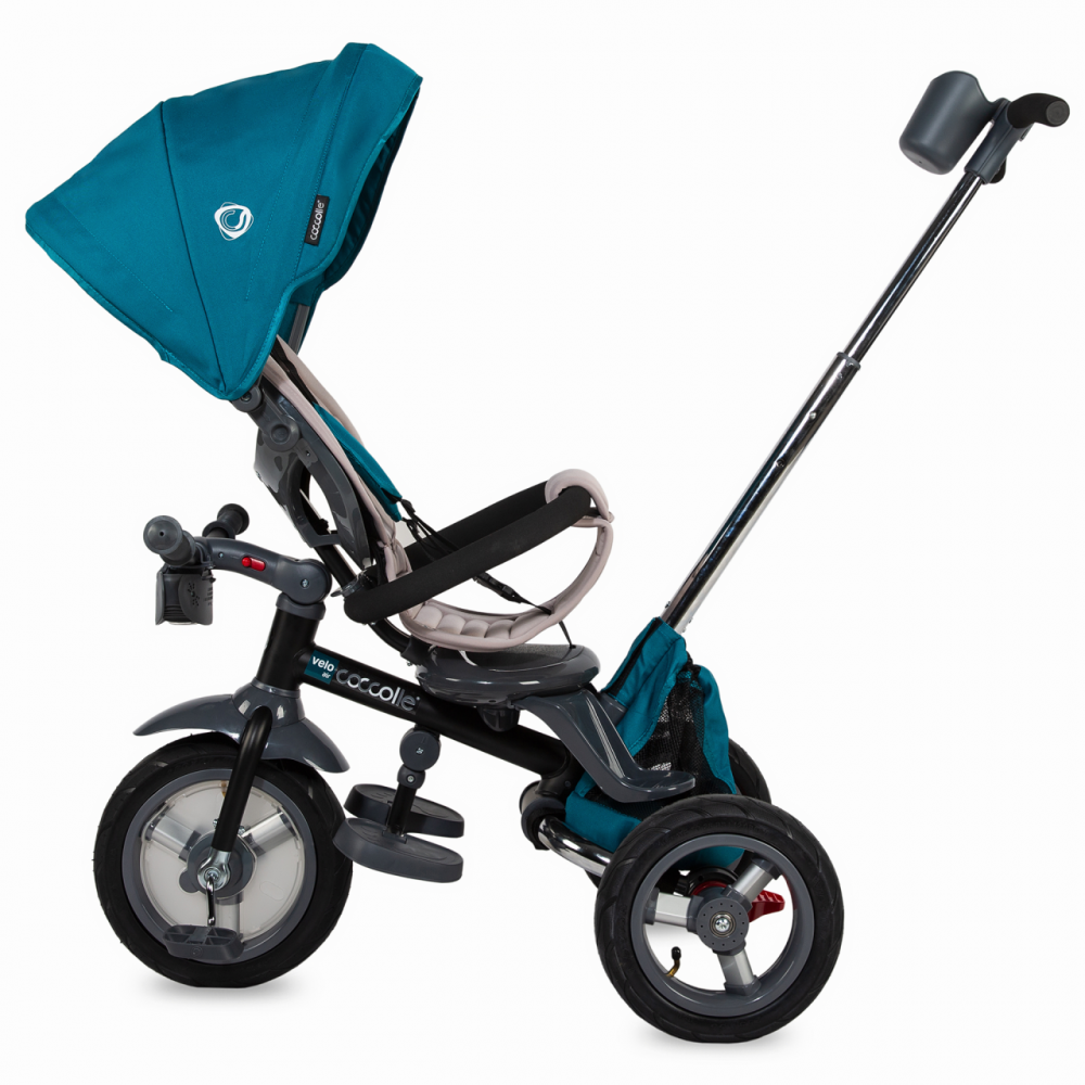 Tricicleta Coccolle Velo Air 4in1 Verde, Pliabila - imagine 5