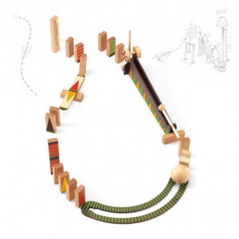 Djeco Zig and Go: Constructie Reactii in Lant, 27 piese - imagine 2