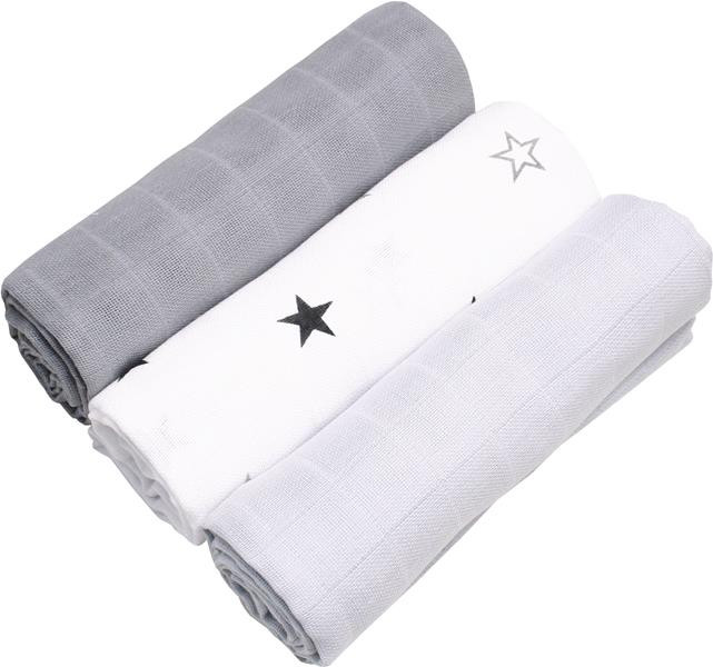 Scutece Muselina Hausmann 70x70cm, Set 3 Buc - imagine 5
