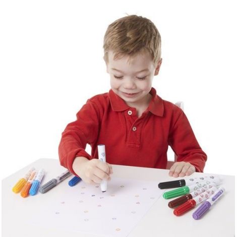 Set 10 Stampile Marker Lavabile Animale Melissa & Doug - imagine 2
