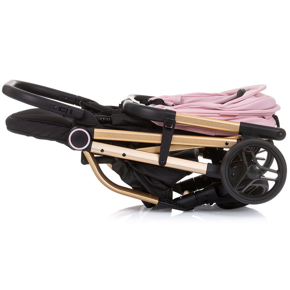 Carucior Chipolino Twister Rose Water, sezut rotativ - imagine 6