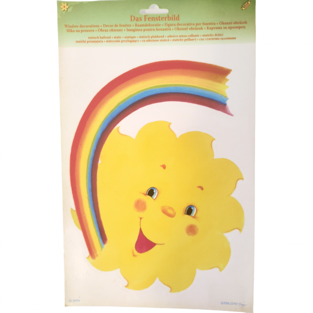 Sticker Static Fereastră Soare | OEM
