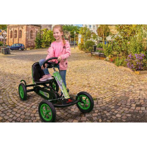 Dino Cars Speedy BF1 Kart Pedale Negru-Verde - imagine 10