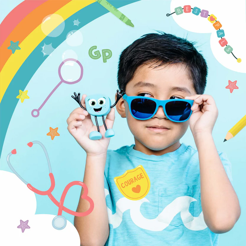 Jucărie Senzorială de Baie Glo Pals Blair - Activată de Apă - imagine 3