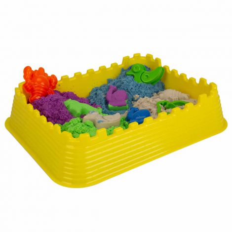 Nisip Kinetic Crafy Fun Sand 1kg + Accesorii - imagine 6
