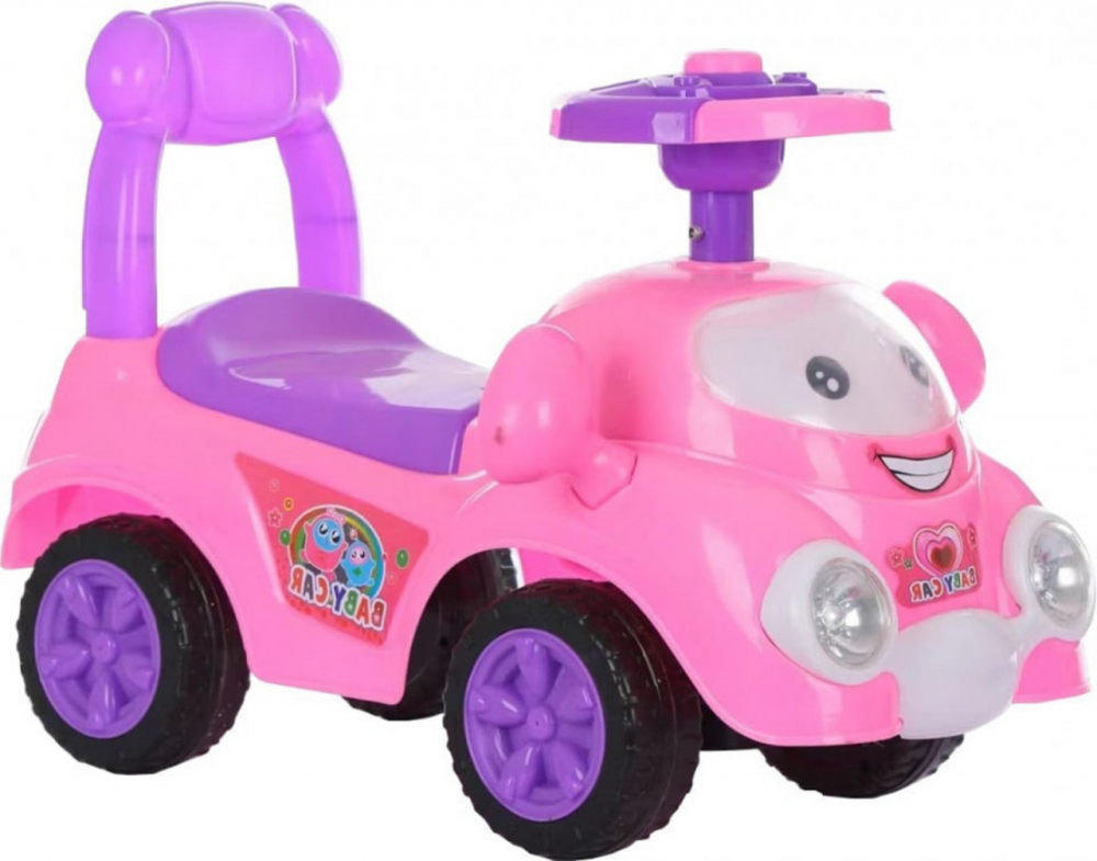 Novokids Super Happy Car Roz | Masinuta Muzicala - imagine 2