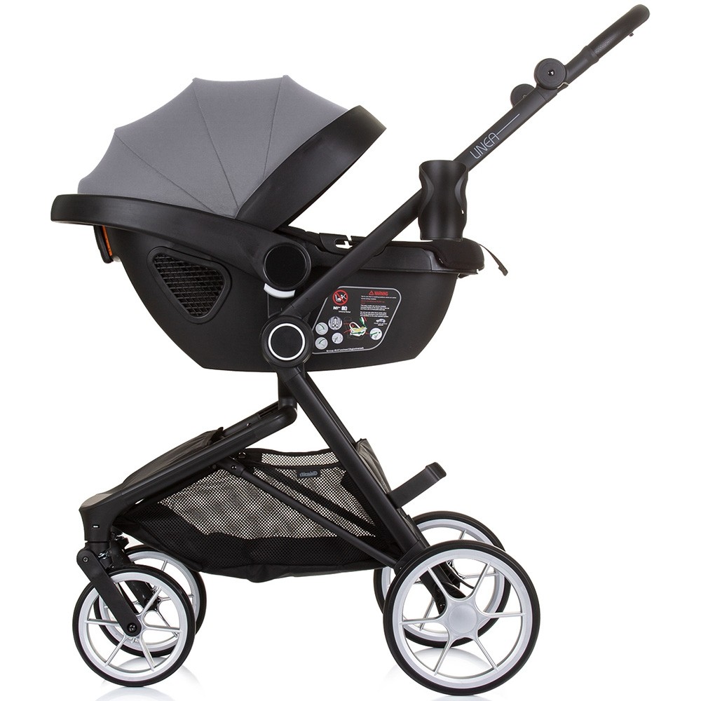 Carucior Chipolino Linea 3 in 1 Ash Grey, 0-22 kg - imagine 8