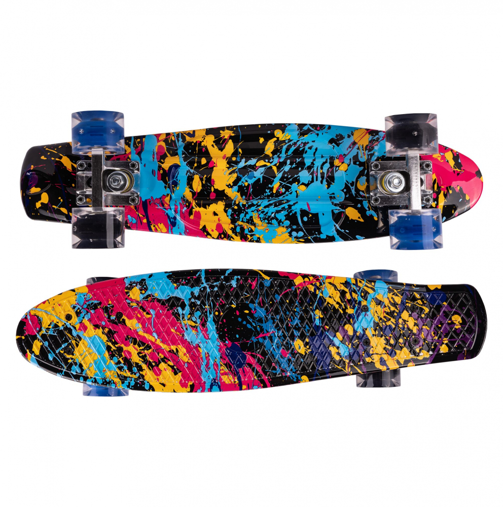 Skateboard Malplay cu LED-uri, 56x15cm - imagine 11