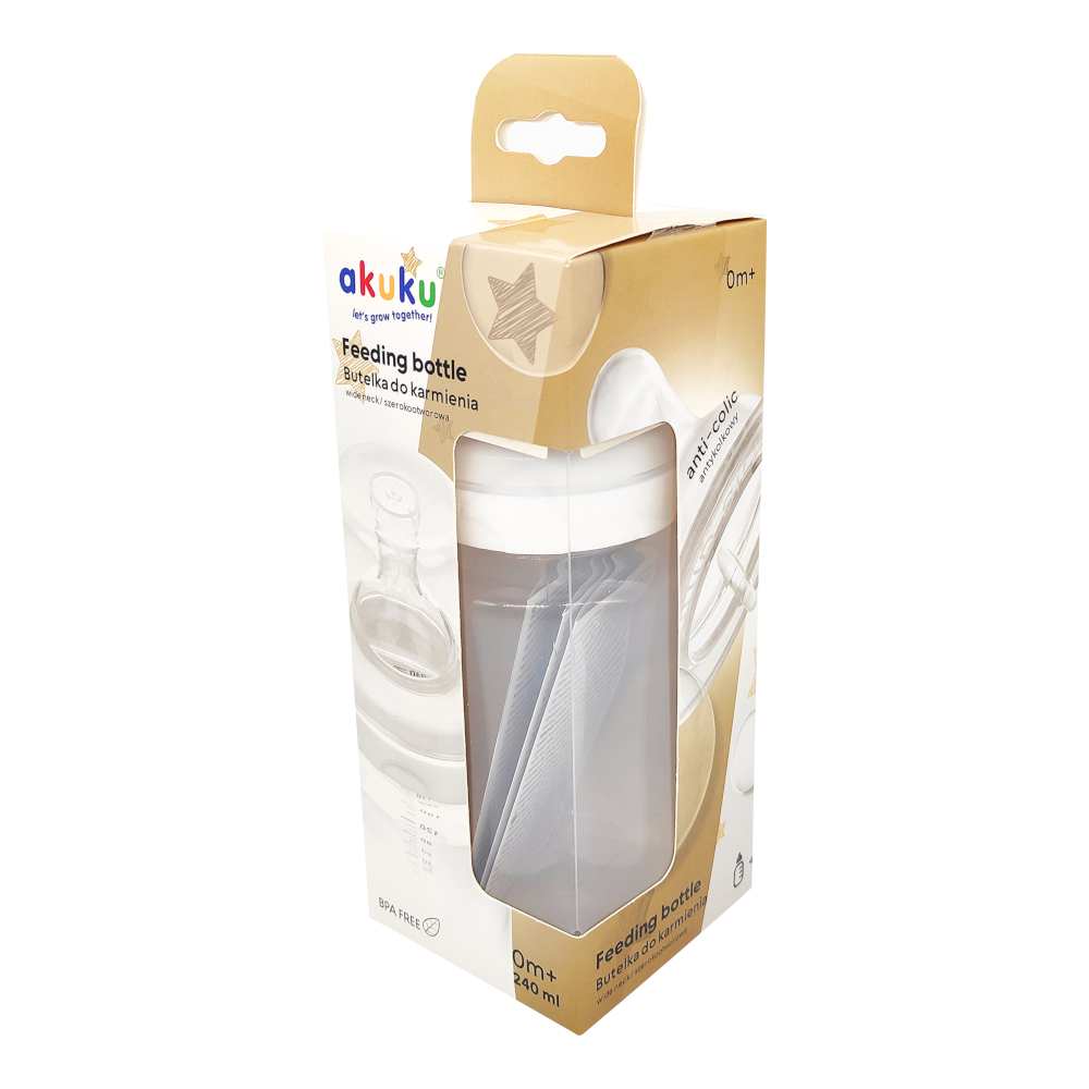 Biberon Anticolici Akuku 240ml - Fără Colici