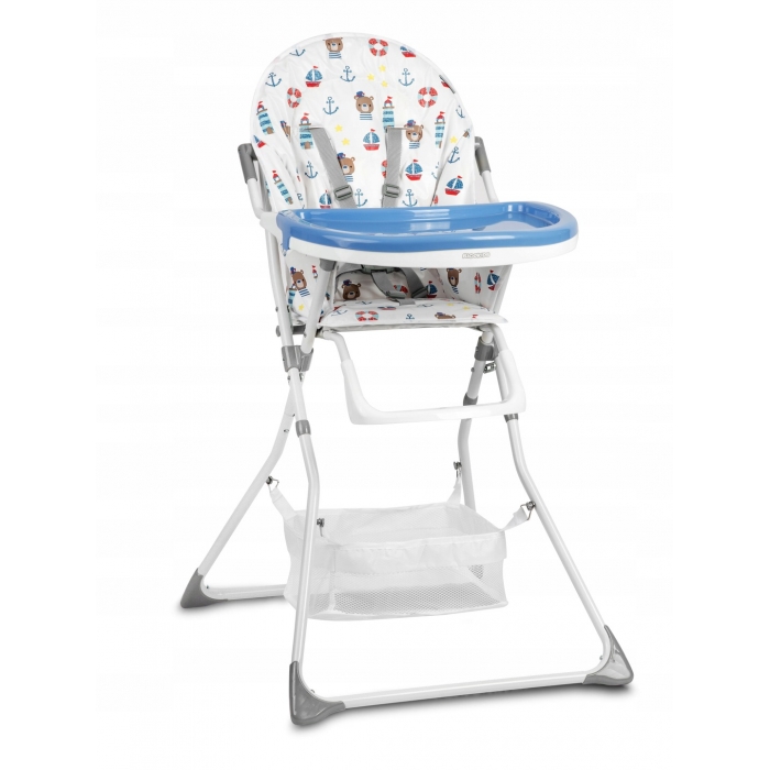 Scaun de masă Ricokids Eldo Alb/Albastru, Ergonomic - imagine 5