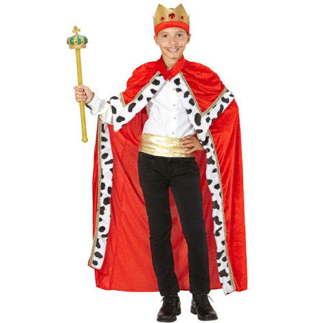 Costum Rege Mag Copii Widmann | Pelerină Coroană - imagine 3