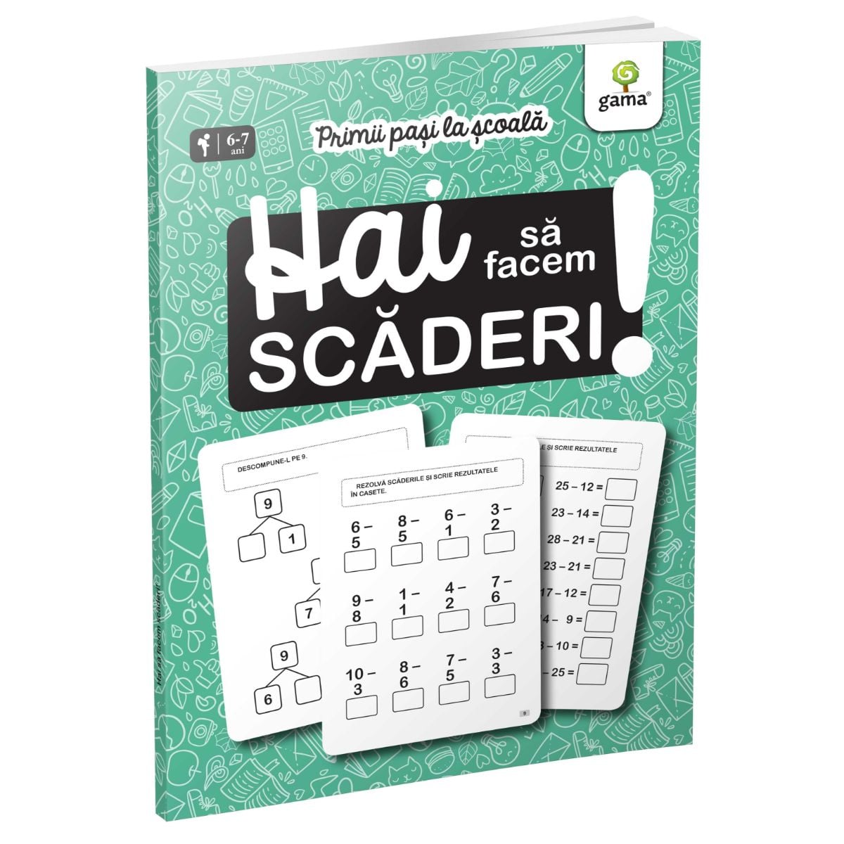 Hai să facem scăderi! Gama - Caiet pentru clasa pregătitoare