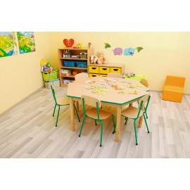 Scaun Prescolari Moje Bambino M3 Verde Ergonomic - imagine 2