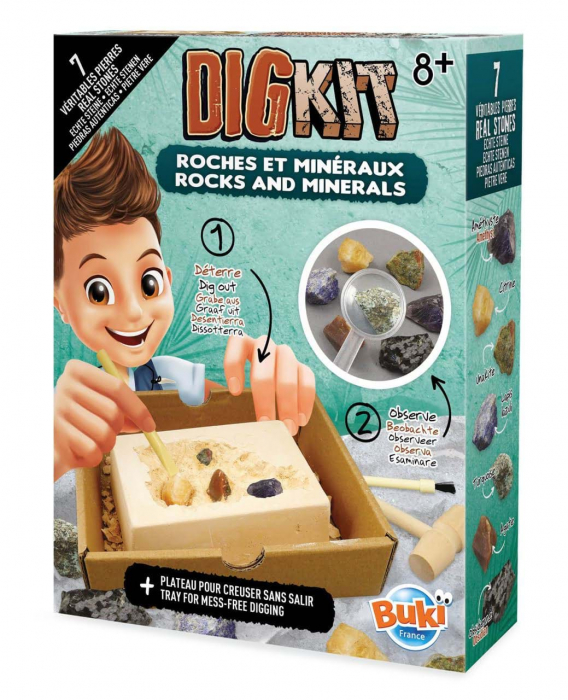 Kit Sapat Roci si Minerale Buki France