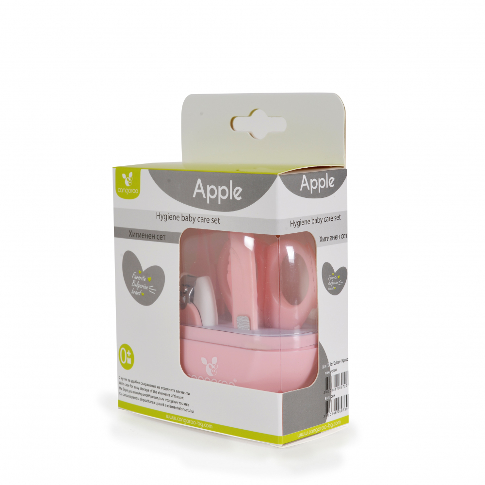 Set Manichiura Bebelusi Cangaroo Apple Pink - imagine 5