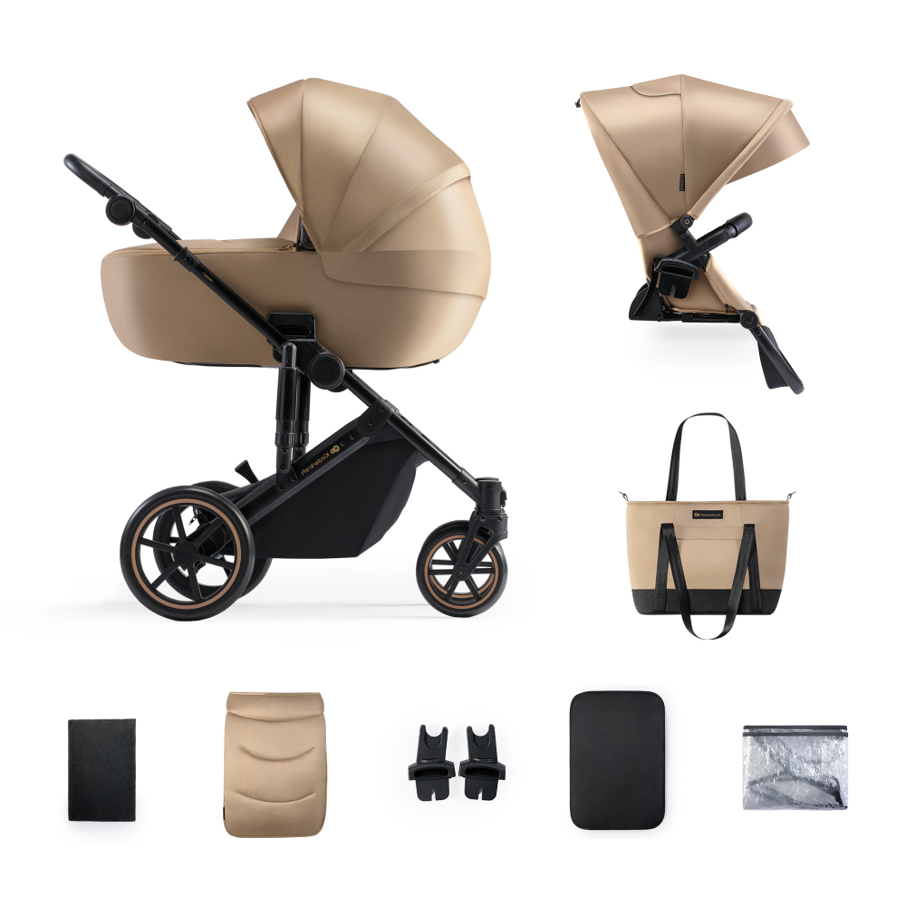 Carucior 2in1 Kinderkraft Prime 2 Sandrose - imagine 7