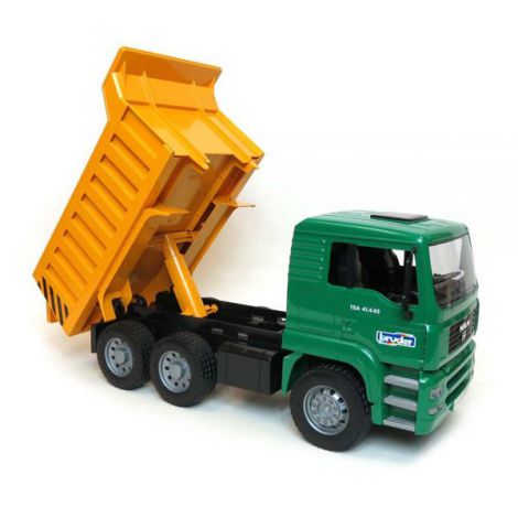 Camion Basculanta MAN TGA Bruder | Jucarie Realista - imagine 4
