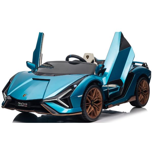 Masinita Electrica Lamborghini Sian 12V Albastru - imagine 4