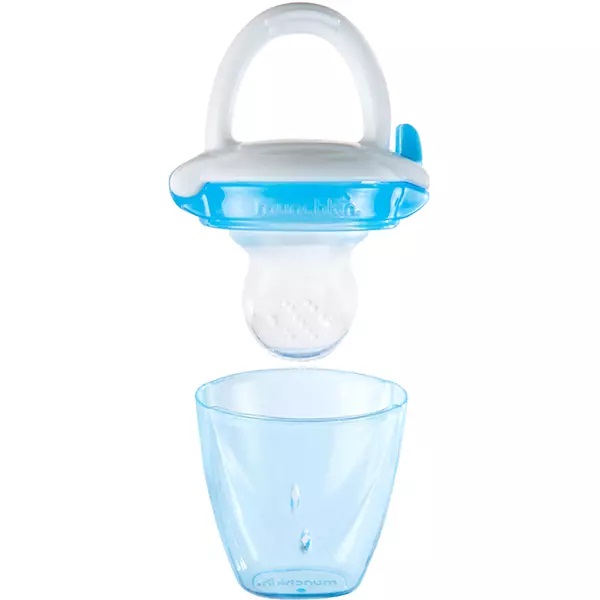Munchkin Dispozitiv Hranire Silicon Blue 4L+ - imagine 3