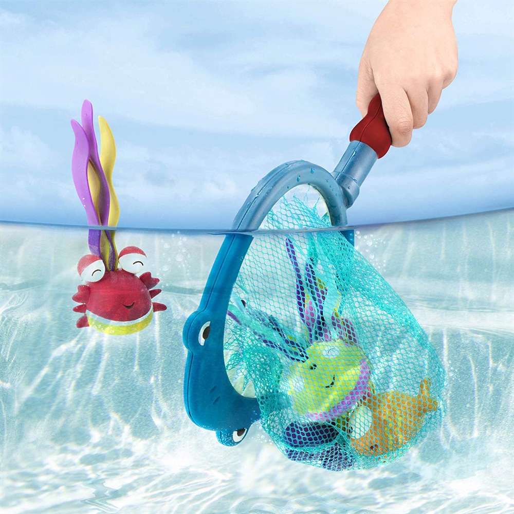 Plasa Rechin B.Toys - Jucarie Baie Educativa - imagine 4