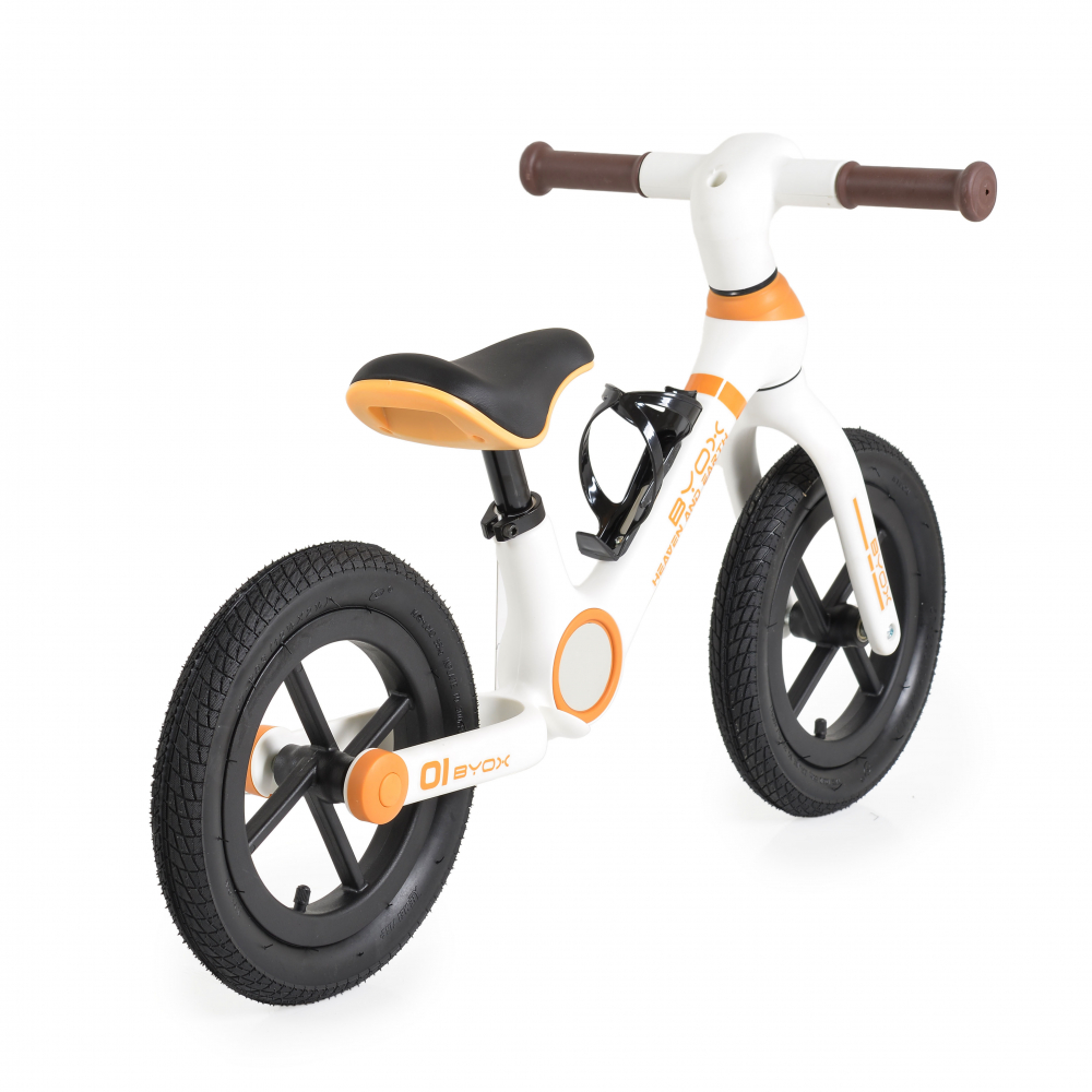 Bicicleta Fara Pedale Byox Orb White, 12 Inch - imagine 2