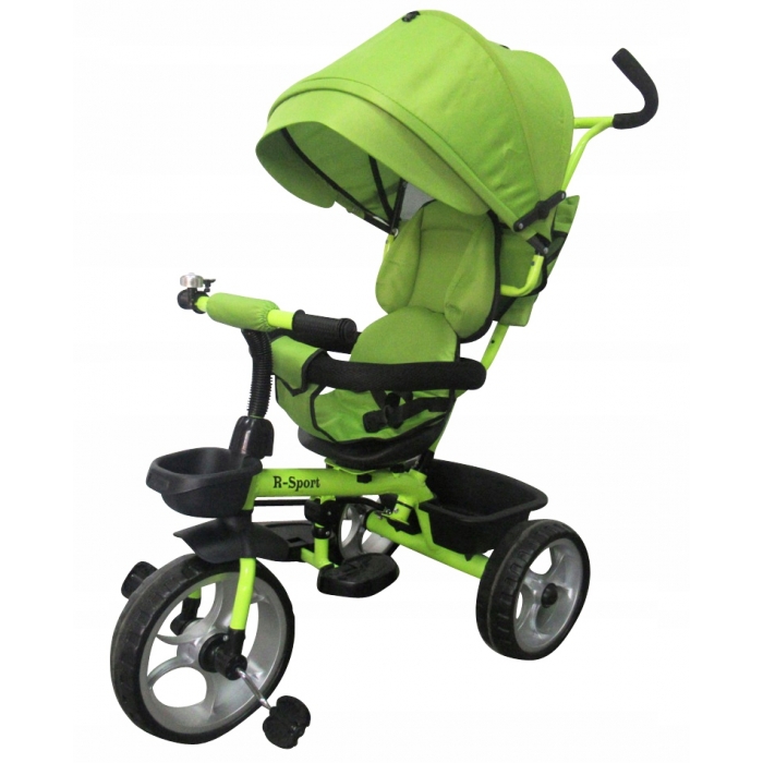 Tricicleta R-Sport T2 Verde 3 in 1, Reversibil