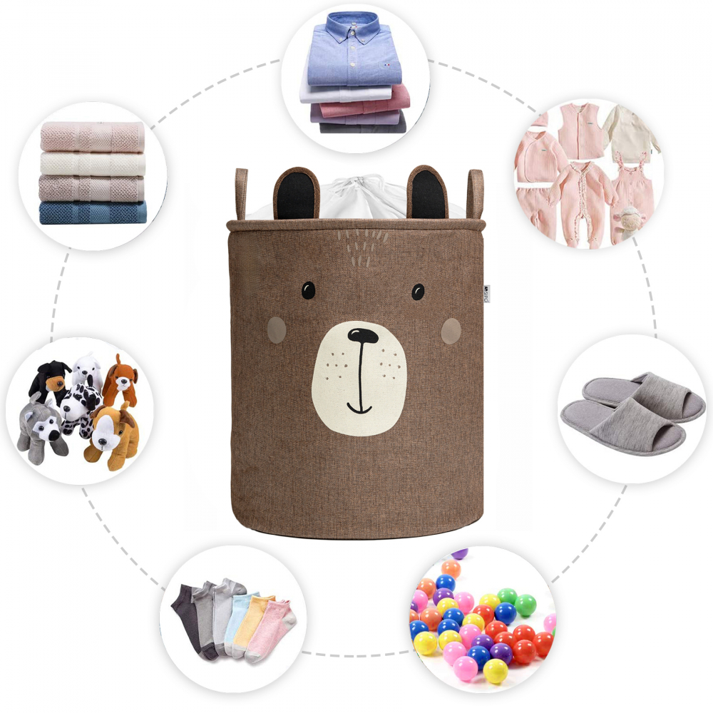 Cos Pliabil Sipo Jucării Brown Bear Premium XL