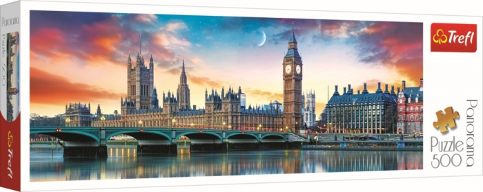 Puzzle Trefl Big Ben 500 piese - Panorama Londra